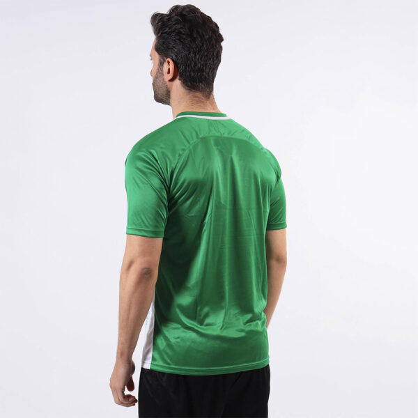 Tricou sport Givova Stripe, Verde / Alb - imagine 2
