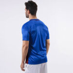 Tricou sport Givova Stripe, Albastru Royal / Visiniu - imagine 2