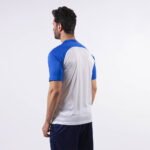 Tricou sport Givova Capo, Alb / Albastru Royal - imagine 2