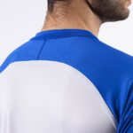 Tricou sport Givova Capo, Alb / Albastru Royal - imagine 3