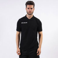 Tricou polo Givova Summer, Negru