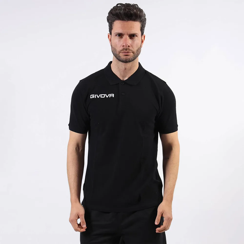 Tricou polo Givova Summer, Negru - imagine 1
