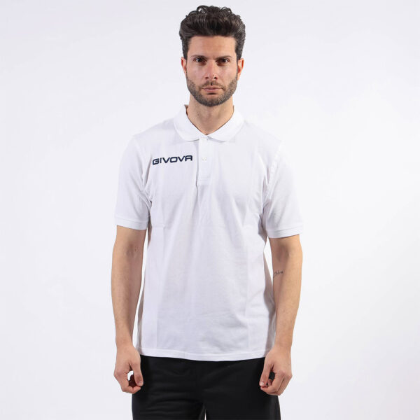 givova00402 Tricou polo Givova Summer, Alb - imagine 1