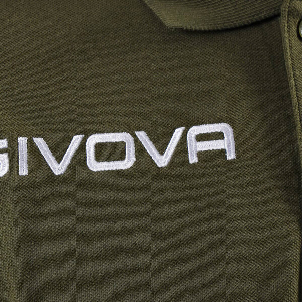 Tricou polo Givova Summer, Verde Militar - imagine 4