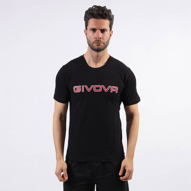 Tricou bumbac Givova Spot, Negru