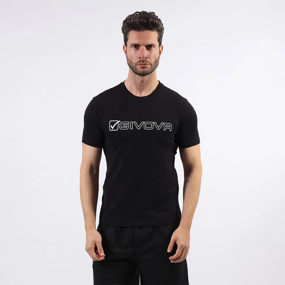 Tricou Givova Mondo, Negru - imagine 1