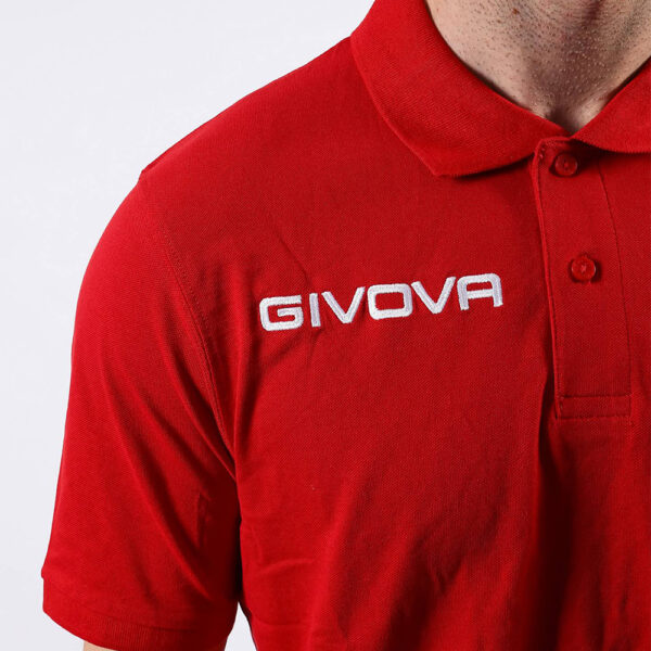 Tricou polo Givova Summer, Rosu - imagine 3