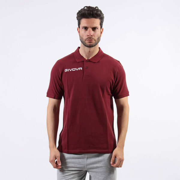 givova00444 Tricou polo Givova Summer, Visiniu - imagine 1