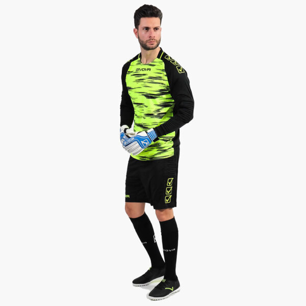 k2 Set echipament portar fotbal Givova Difesa, Galben Fluo / Negru - imagine 1