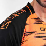 Set echipament portar fotbal Givova Difesa, Portocaliu Fluo / Negru - imagine 3