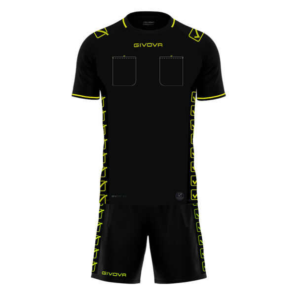 kita09_0010 Set echipament arbitru Givova Official, Negru - imagine 1