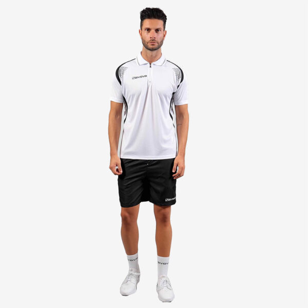 kitpadel3 Set tenis Givova Easy, Alb / Negru - imagine 1