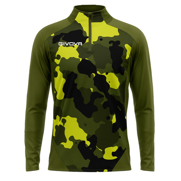 Bluza antrenament Givova Army, Verde militar - imagine 3