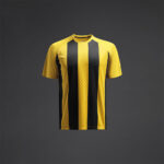 Tricou sport Musai Ubora, Galben / Negru - imagine 6