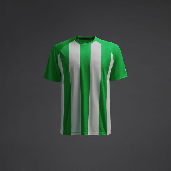 Tricou sport Musai Ubora, Verde / Alb - imagine 6