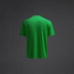Tricou sport Musai Ubora, Verde / Alb - imagine 7
