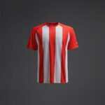 Tricou sport Musai Ubora, Rosu / Alb - imagine 5