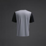 Tricou sport Musai Saba, Gri deschis / Negru - imagine 6