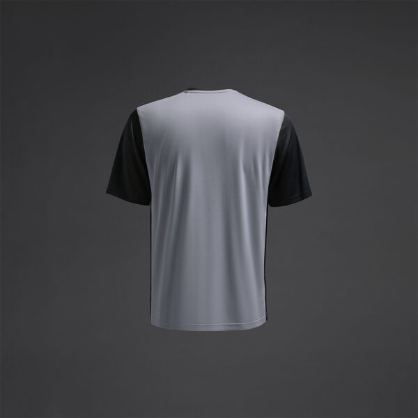 Tricou sport Musai Saba, Gri deschis / Negru - imagine 6