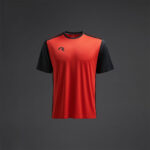 Tricou sport Musai Saba, Rosu / Negru - imagine 6