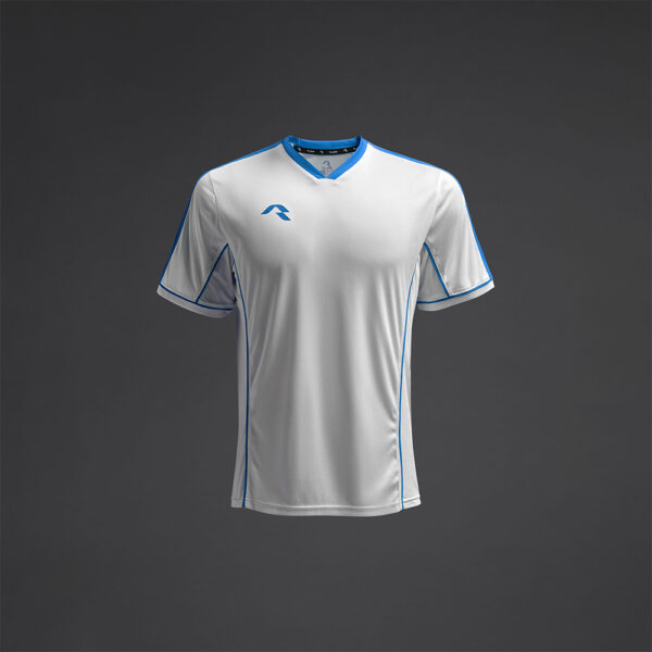 Tricou sport Musai Afiki, Alb / Albastru Royal - imagine 6