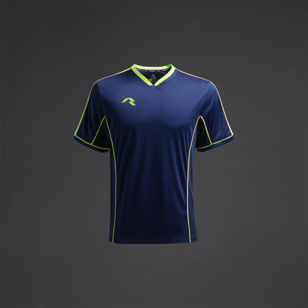 Tricou sport Musai Afiki, Bleumarin / Galben Fluo - imagine 6