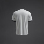 Tricou sport Musai Ishi, Alb / Negru - imagine 6