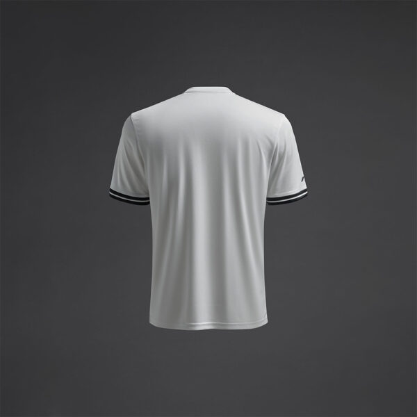 Tricou sport Musai Ishi, Alb / Negru - imagine 6