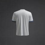 Tricou sport Musai Ishi, Alb / Bleumarin - imagine 6