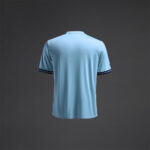 Tricou sport Musai Ishi, Albastru Sky / Bleumarin - imagine 6