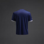 Tricou sport Musai Ishi, Bleumarin / Alb - imagine 6