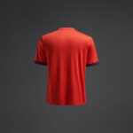 Tricou sport Musai Ishi, Rosu / Bleumarin - imagine 6