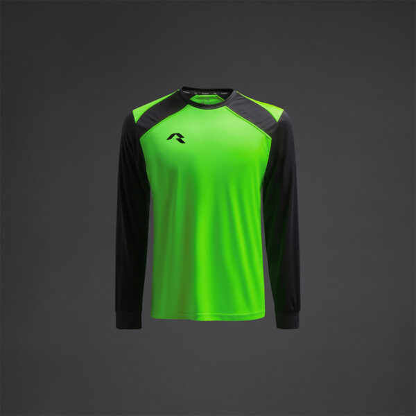 Bluza sport Musai Wata, Verde Fluo / Negru - imagine 6