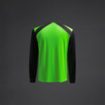Bluza sport Musai Wata, Verde Fluo / Negru - imagine 7