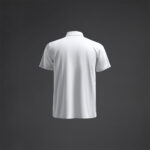 Tricou polo Musai Rangi, Alb - imagine 7