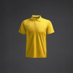 Tricou polo Musai Rangi, Galben - imagine 6