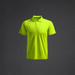 Tricou polo Musai Rangi, Galben Fluo - imagine 5