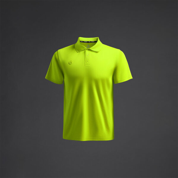 Tricou polo Musai Rangi, Galben Fluo - imagine 5