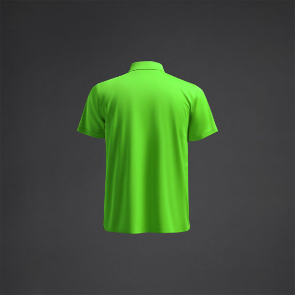 Tricou polo Musai Rangi, Verde Fluo - imagine 7