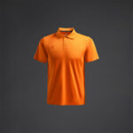 Tricou polo Musai Rangi, Portocaliu Fluo - imagine 6