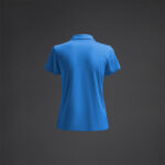 Tricou polo dama Musai Rangi, Albastru Royal - imagine 6