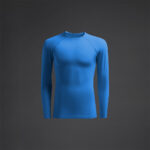 Bluza elastica Musai Joto, Albastru Royal - imagine 6