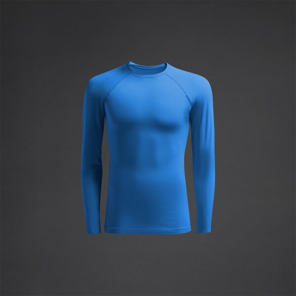 Bluza elastica Musai Joto, Albastru Royal - imagine 6