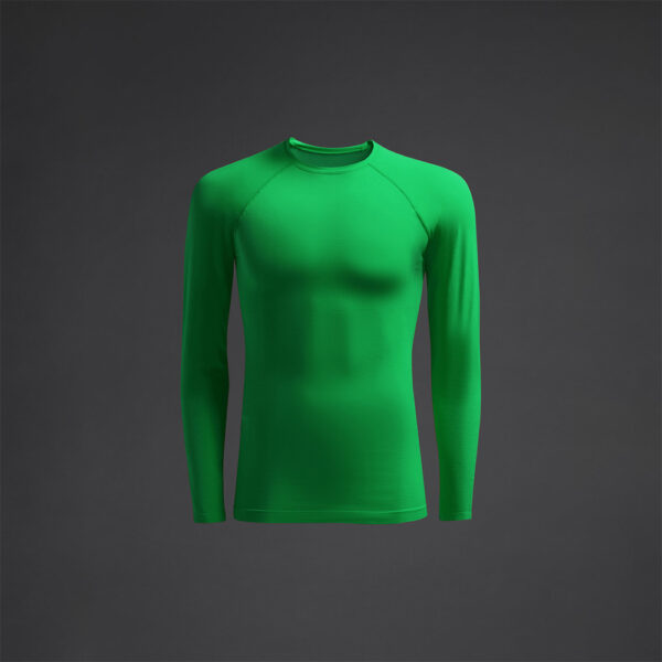 Bluza elastica Musai Joto, Verde - imagine 6