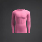 Bluza elastica Musai Joto, Roz - imagine 6