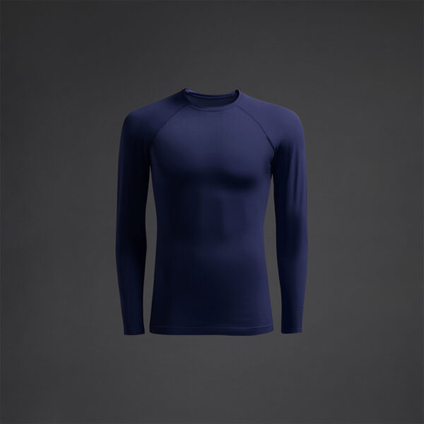 Bluza elastica Musai Joto, Bleumarin - imagine 6