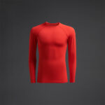 Bluza elastica Musai Joto, Rosu - imagine 6