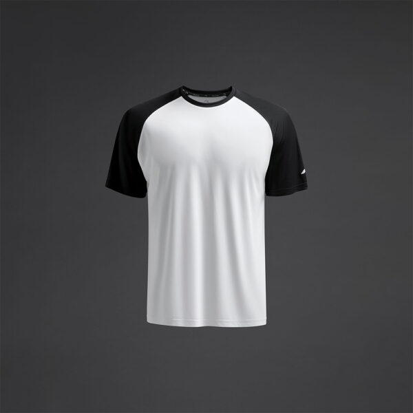 Tricou sport Musai Ubora II, Alb / Negru - imagine 5