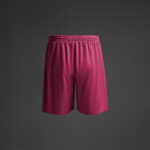 Pantaloni scurti sport Musai Vifa, Visiniu - imagine 7