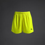 Pantaloni scurti sport dama Musai Vifa, Galben Fluo - imagine 6